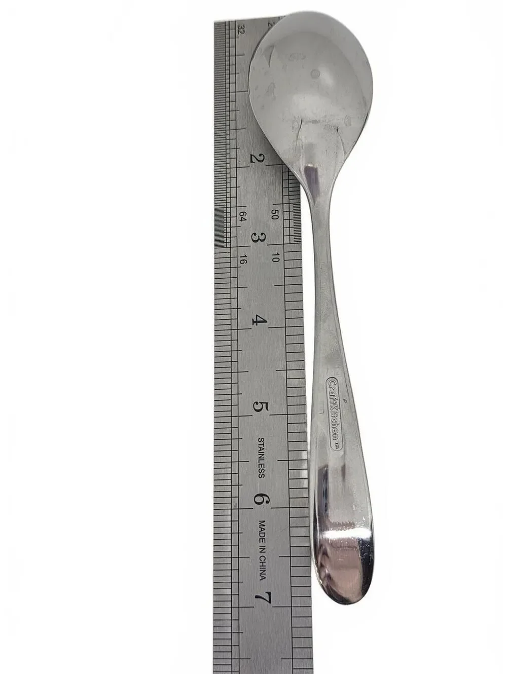 Set of 4 Craft Kitchen Classic Stainless Steel Dinner Spoons 7